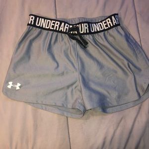 Under Armour grey running shorts